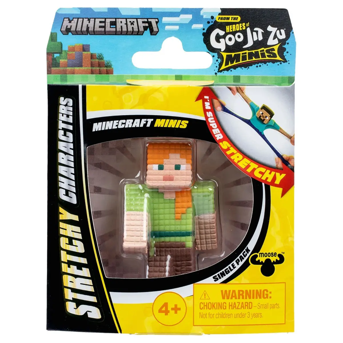 Heroes Of Goo Jit Zu: Minecraft Minis Alex Stretch Figure 1