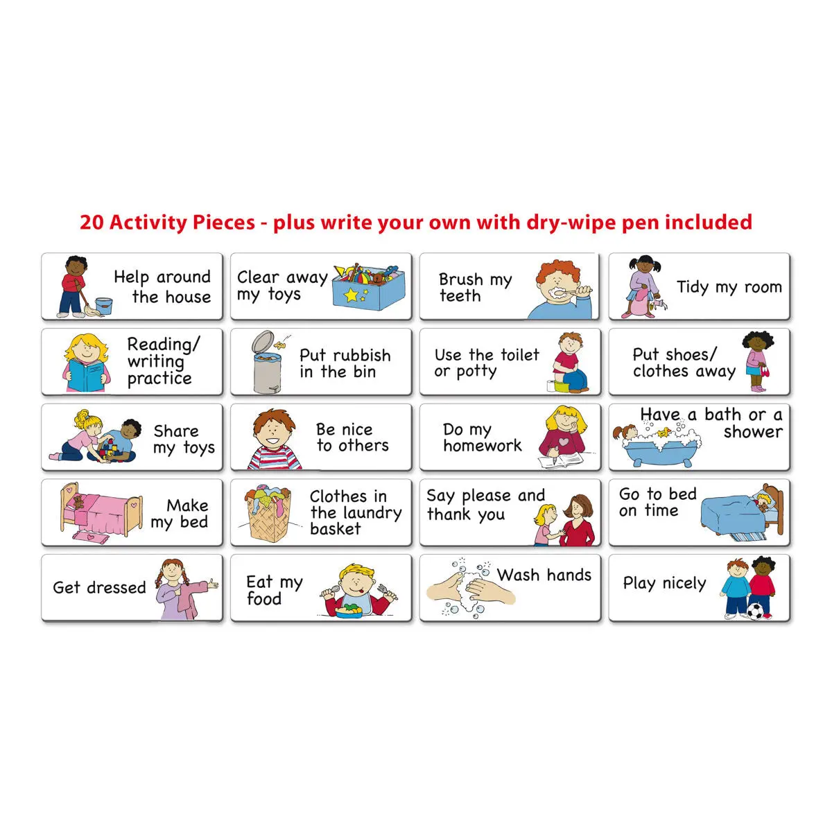 Fiesta Crafts Magnetic Large Star Chart Set 2