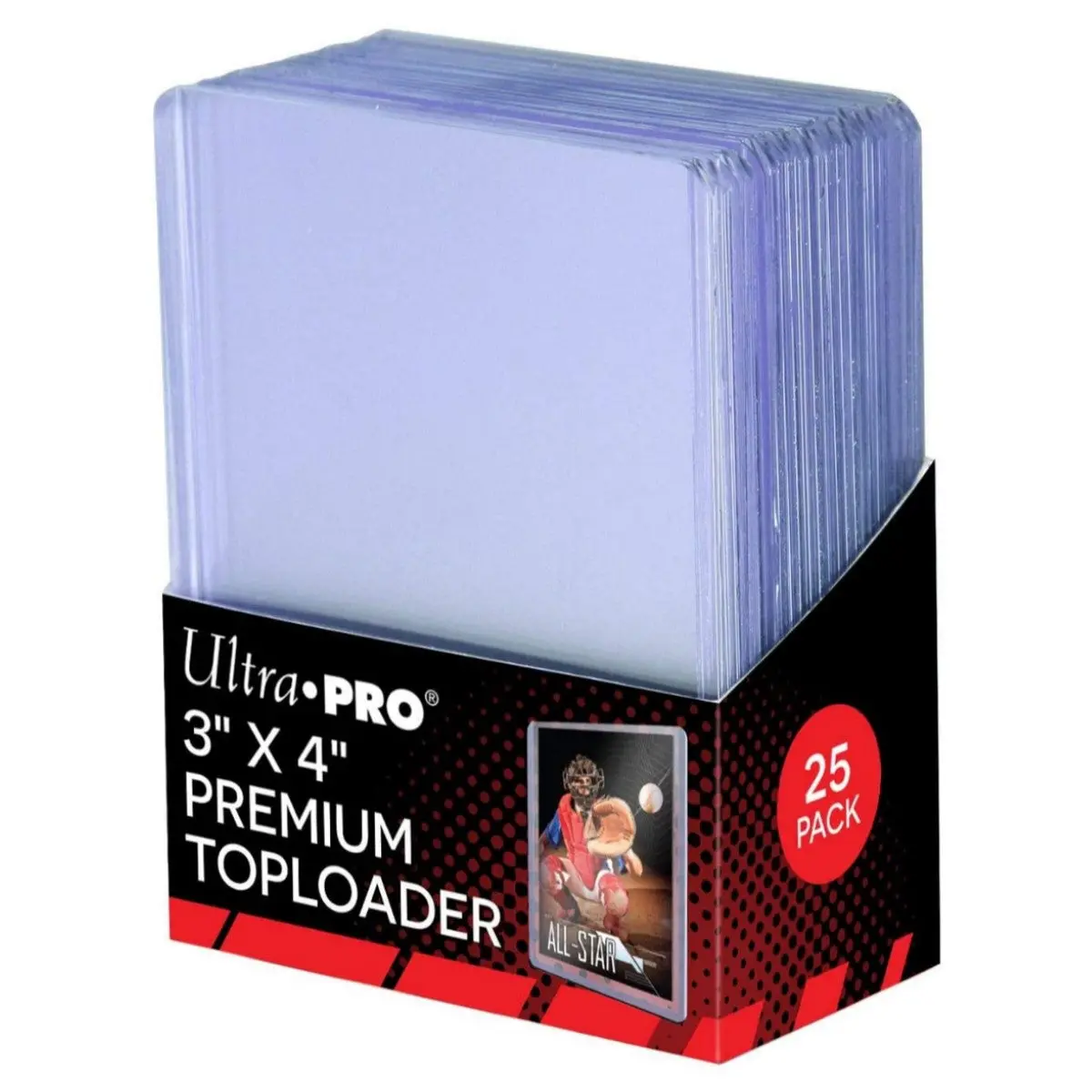 Ultra Pro 3" X 4" Ultra Clear Premium Toploaders (25 Pack) 1