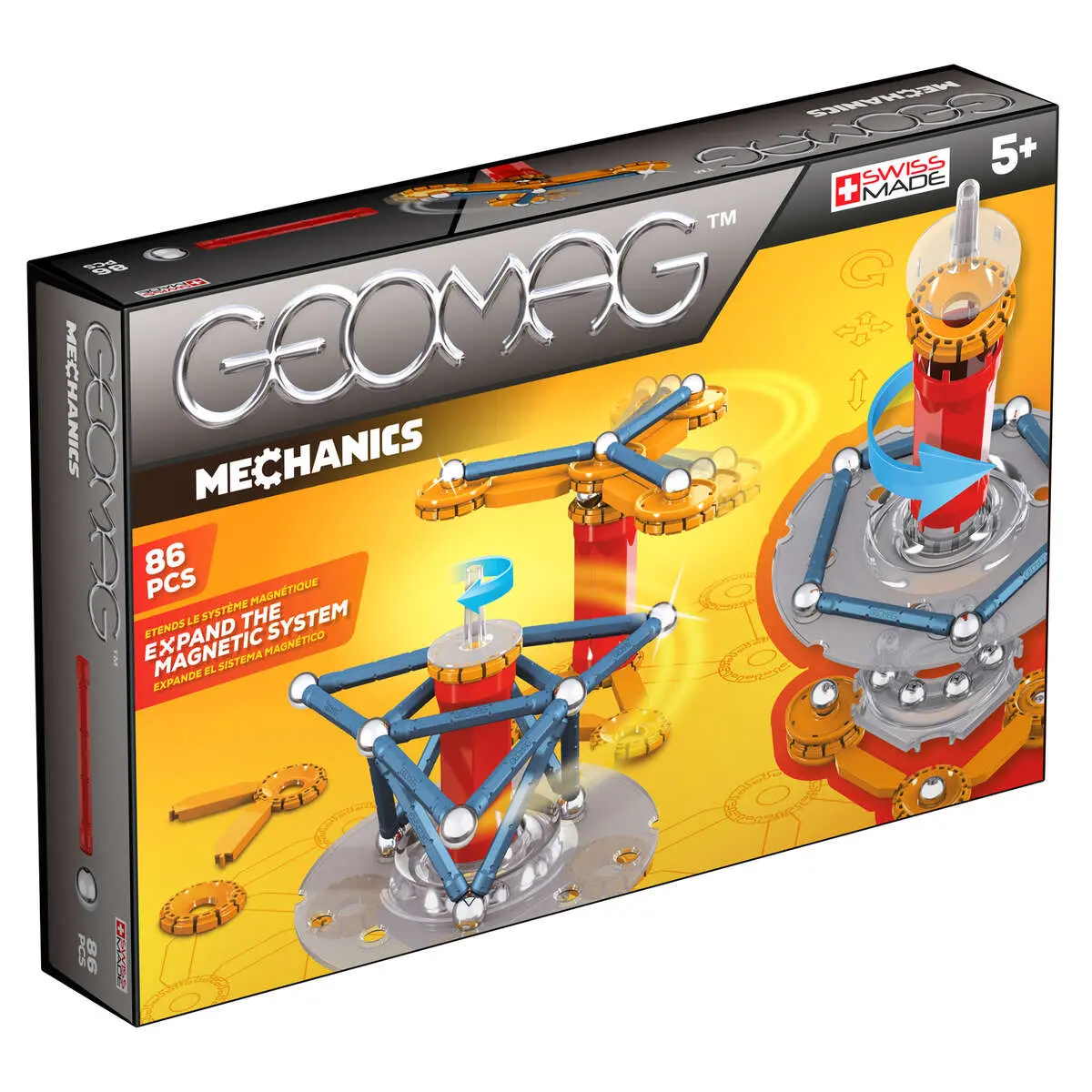 Geomag Mechanics 86 Piece Magnetic Construction Set 1