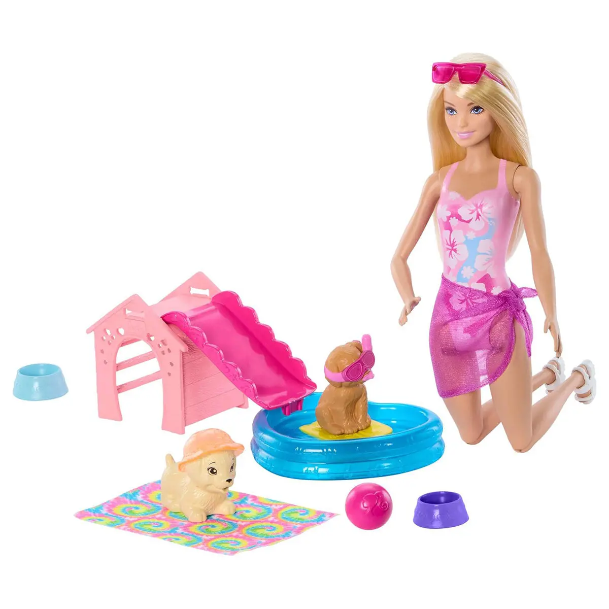 Barbie Puppy Pool Party Playset 2