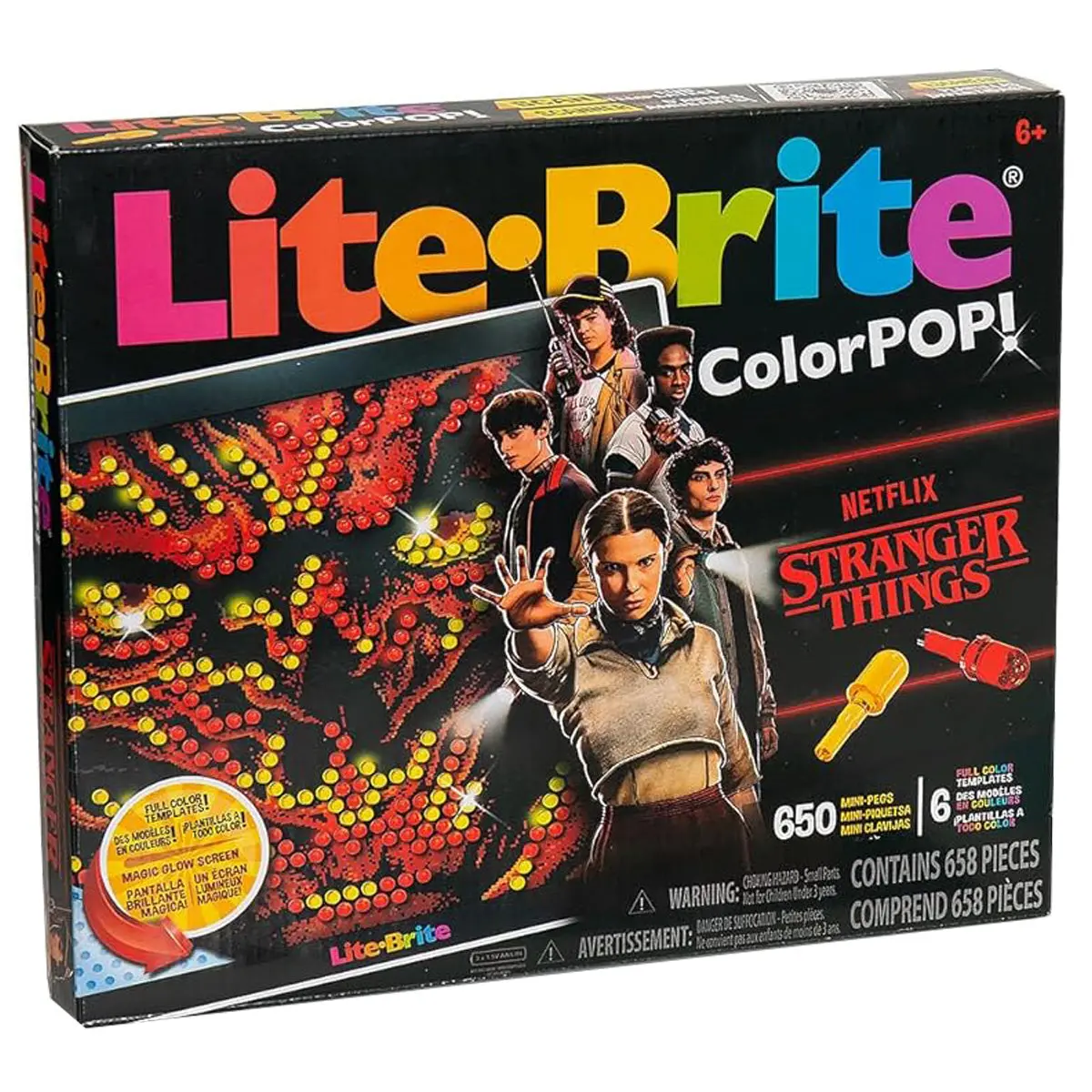Lite Brite Colorpop Stranger Things Set 1