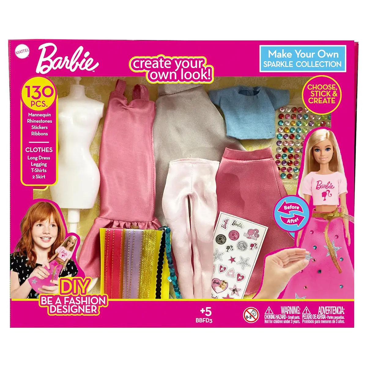 Barbie Diy Be A Fashion Designer Sparkle Collection Set 1