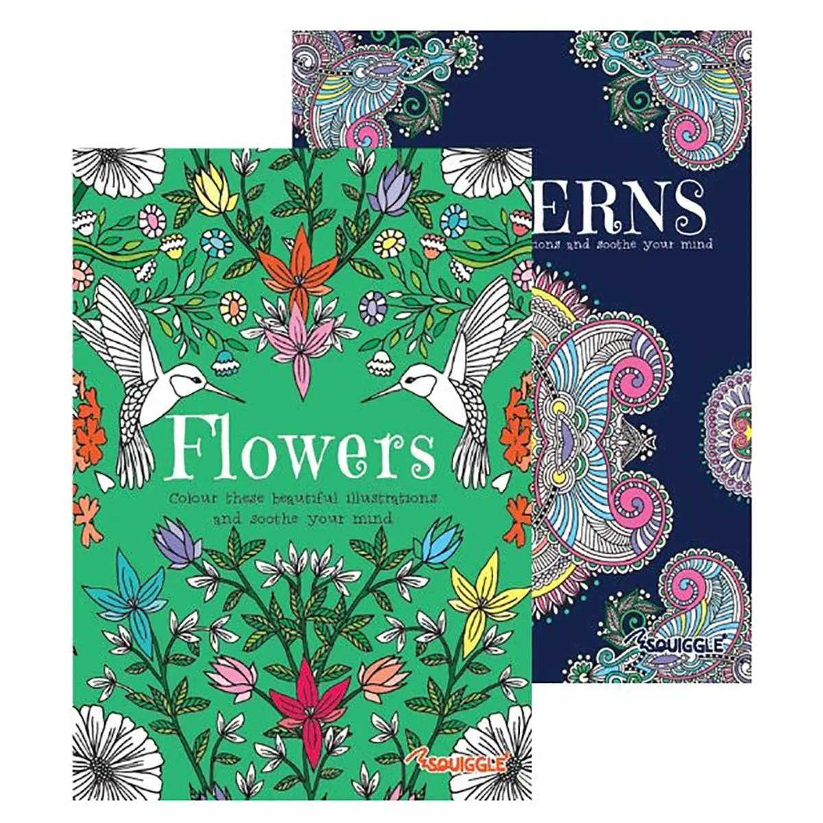 Flowers & Patterns Advanced Colouring Book 3 & 4 1