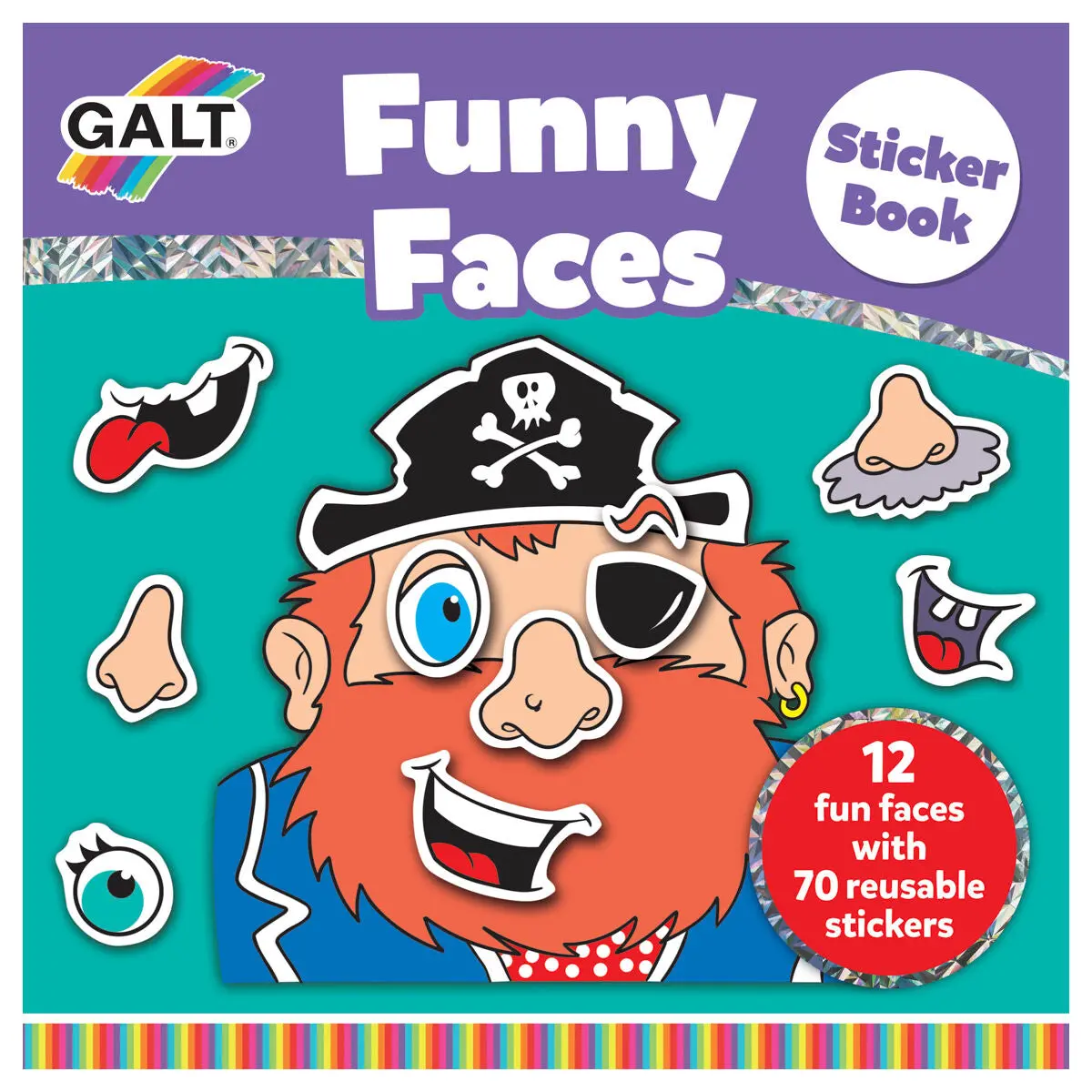 Funny Faces Sticker Book 1