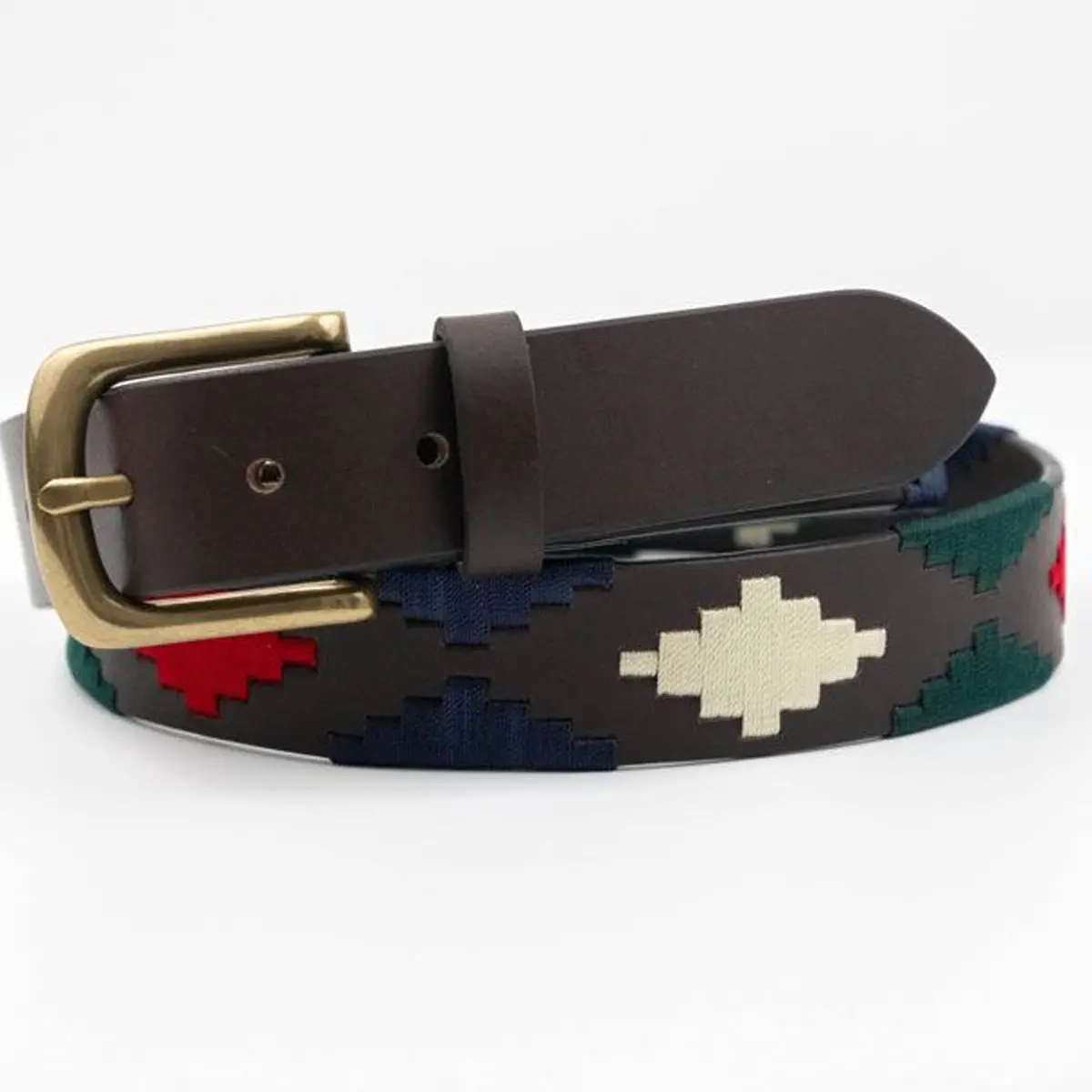 Ardmoor Polo Belt - Red/Green/Navy 1