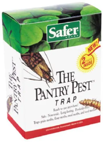 Safer 05140 2-Pack Of Pantry Pest Traps Safe Non-Toxic Moth Traps - Quantity Of 8 1