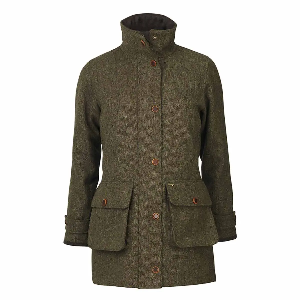 Laksen Dora Ladies Waterproof Herringbone Tweed Ladies Coat W.Ctx 1