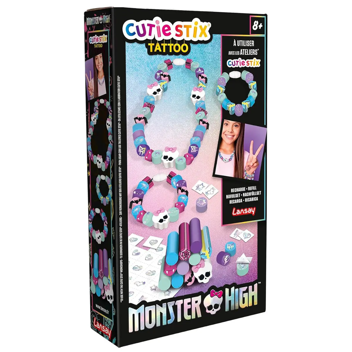 Cutie Stix Tattoo: Monster High Refill Set 1