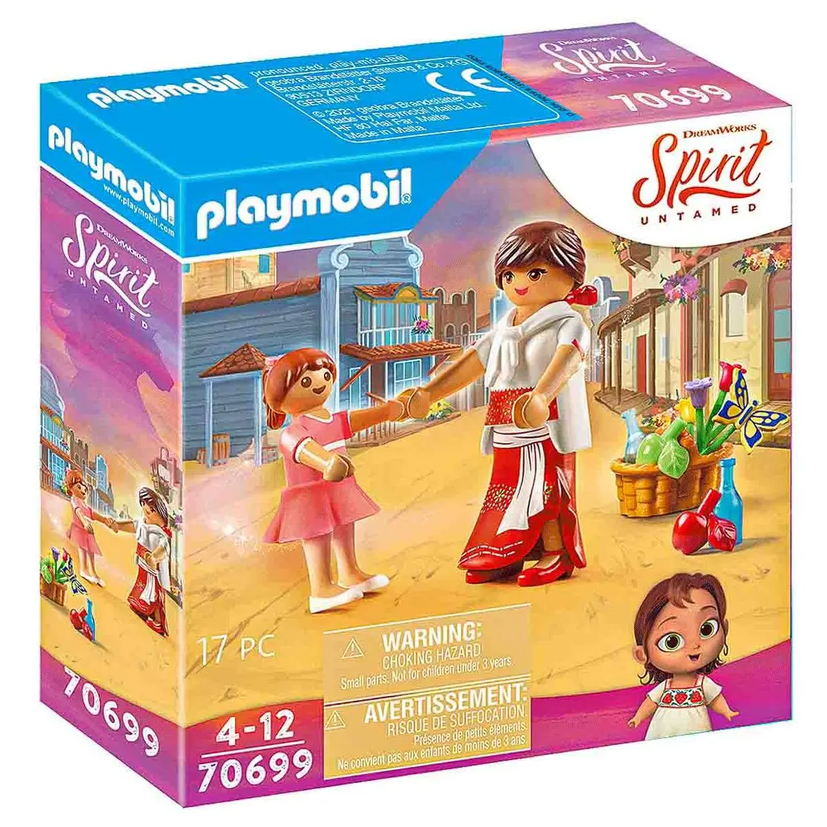 Playmobil Dreamworks Spirit: Untamed Young Lucky & Mom Milagro Playset 1