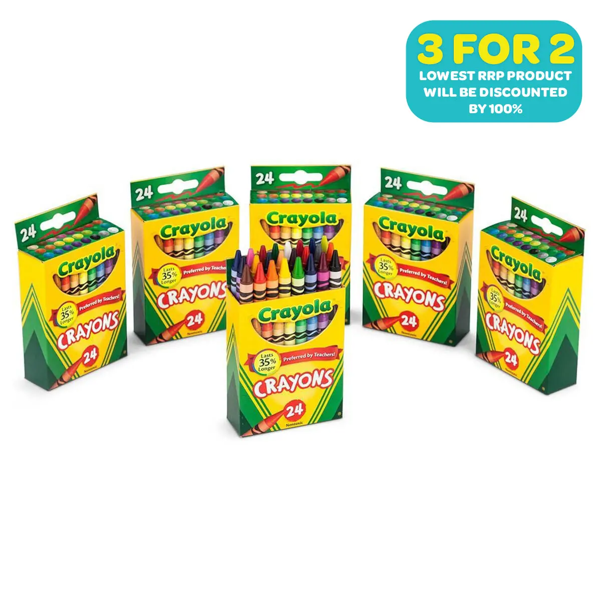 Crayola Crayons 6 Packs Of 24 1