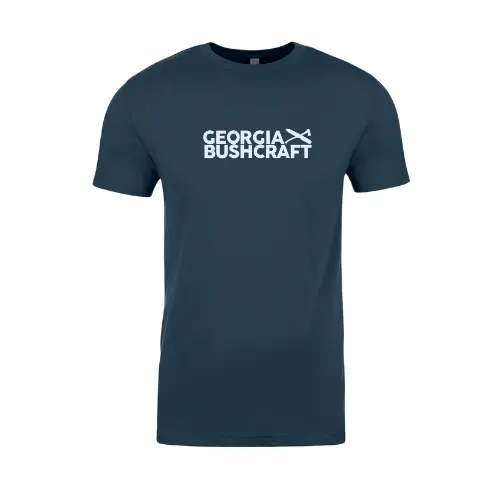 Georgia Bushcraft Logo T-Shirt - Indigo 1