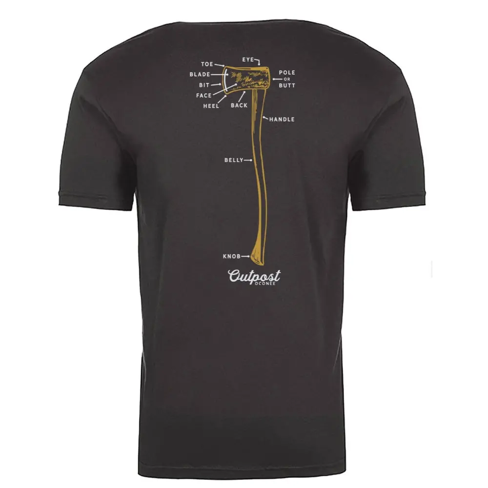 Anatomy Of An Axe Shirt - Charcoal 1