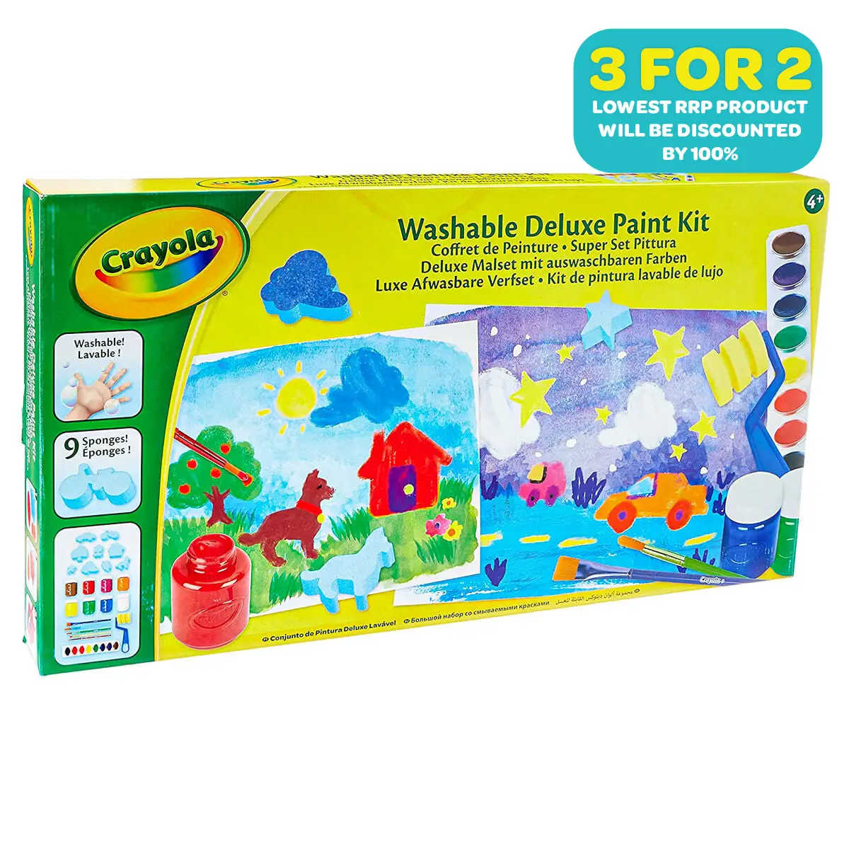 Crayola Washable Deluxe Paint Kit 1