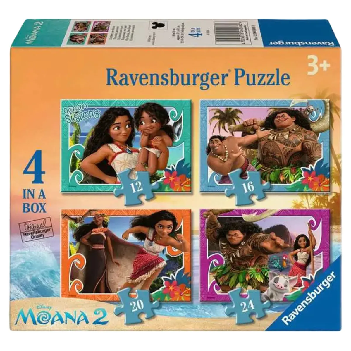 Ravensburger Disney Moana 2 4 In A Box Jigsaw Puzzles 1