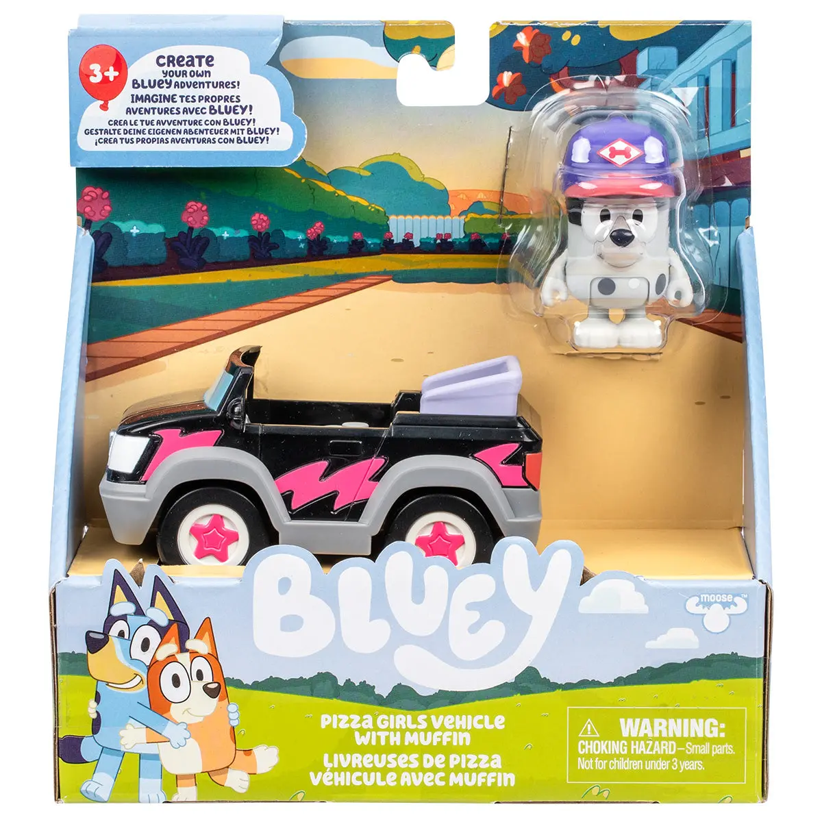 Bluey Pizza Girls Vehicle With Muffin Playset 1