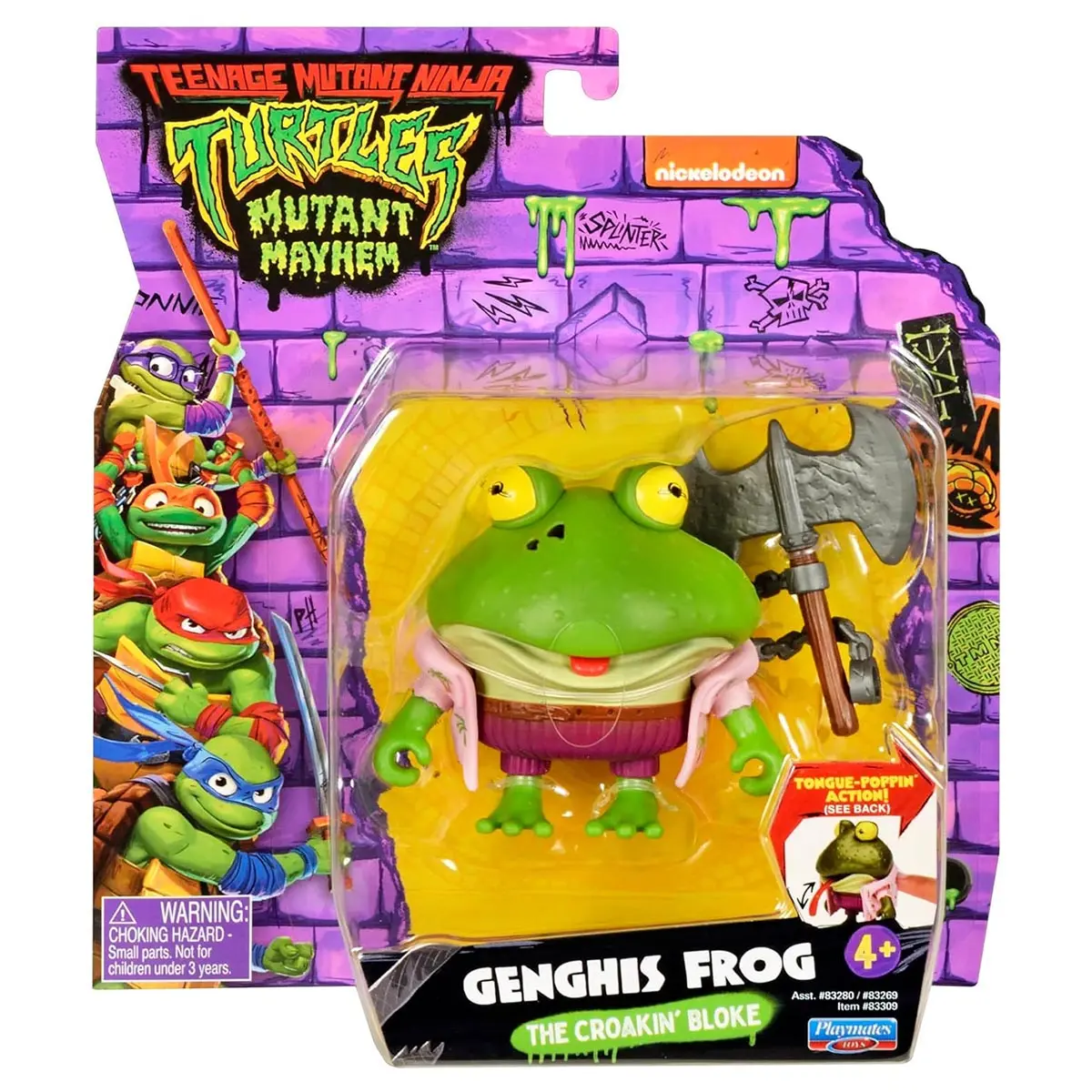 Teenage Mutant Teenage Turtles: Mutant Mayhem Genghis Frog Figure 1