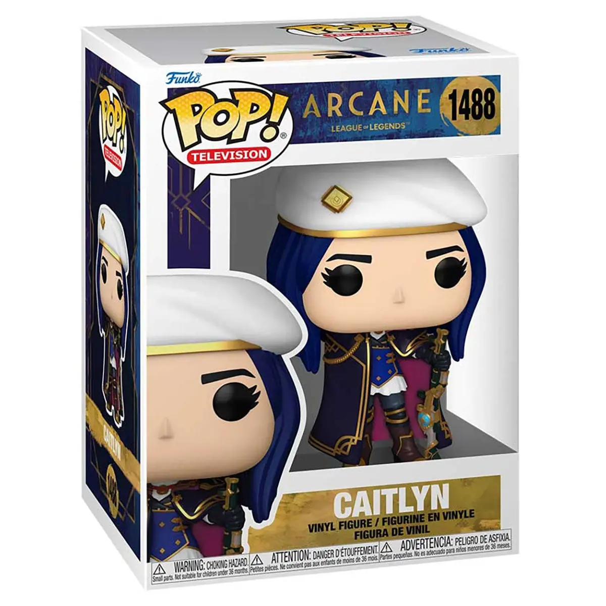Funko Pop! Television: Arcane: League Of Legends: Caitlyn Vinyl Figure #1488 1
