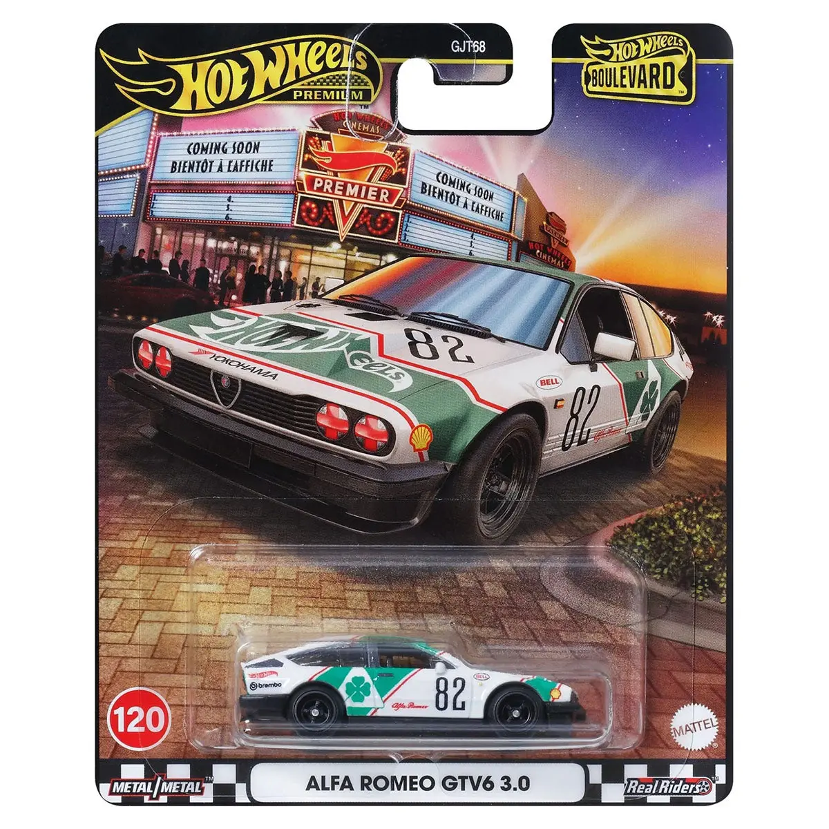 Hot Wheels Premier Boulevard Alfa Romeo Gtv6 3.0 Car 1