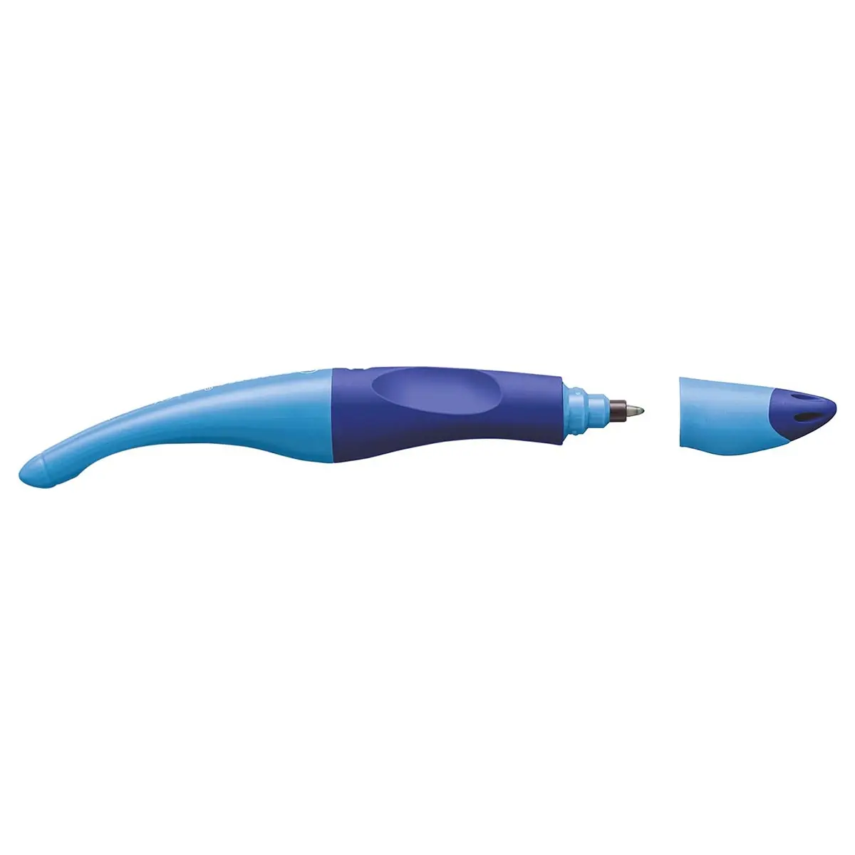 Stabilo Easyoriginal Refillable Handwriting Rollerball Blue Left Handed Grip 1