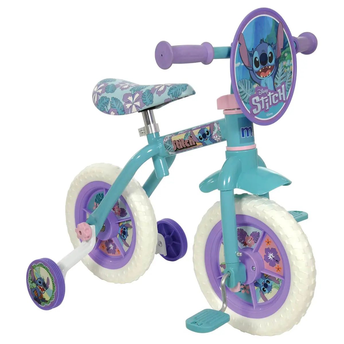 Disney Stitch 2-In-1 10" Training Bike 1