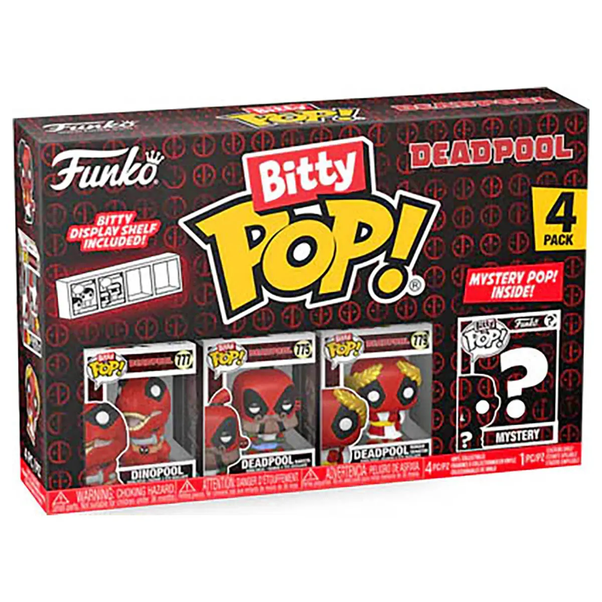 Funko Bitty Pop! Marvel Deadpool Mini Figures Series 3 (4 Pack) 1