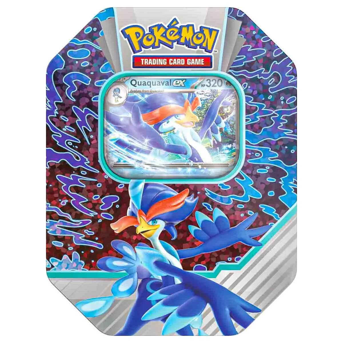 Quaquaval Ex Paldean Partners Tin - Pokémon Tcg: Scarlet & Violet 1