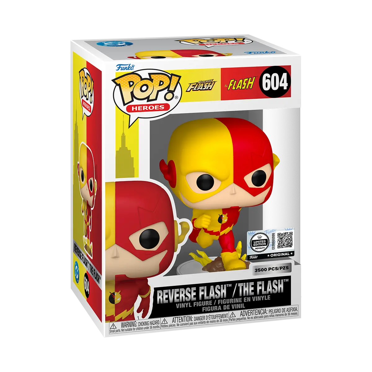Pop Royalty Limited Edition: Dc Flash Reverse Flash Split 1