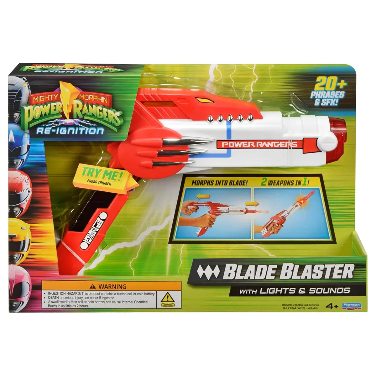 Mighty Morphin Power Rangers Blade Blaster With Lights & Sounds 1