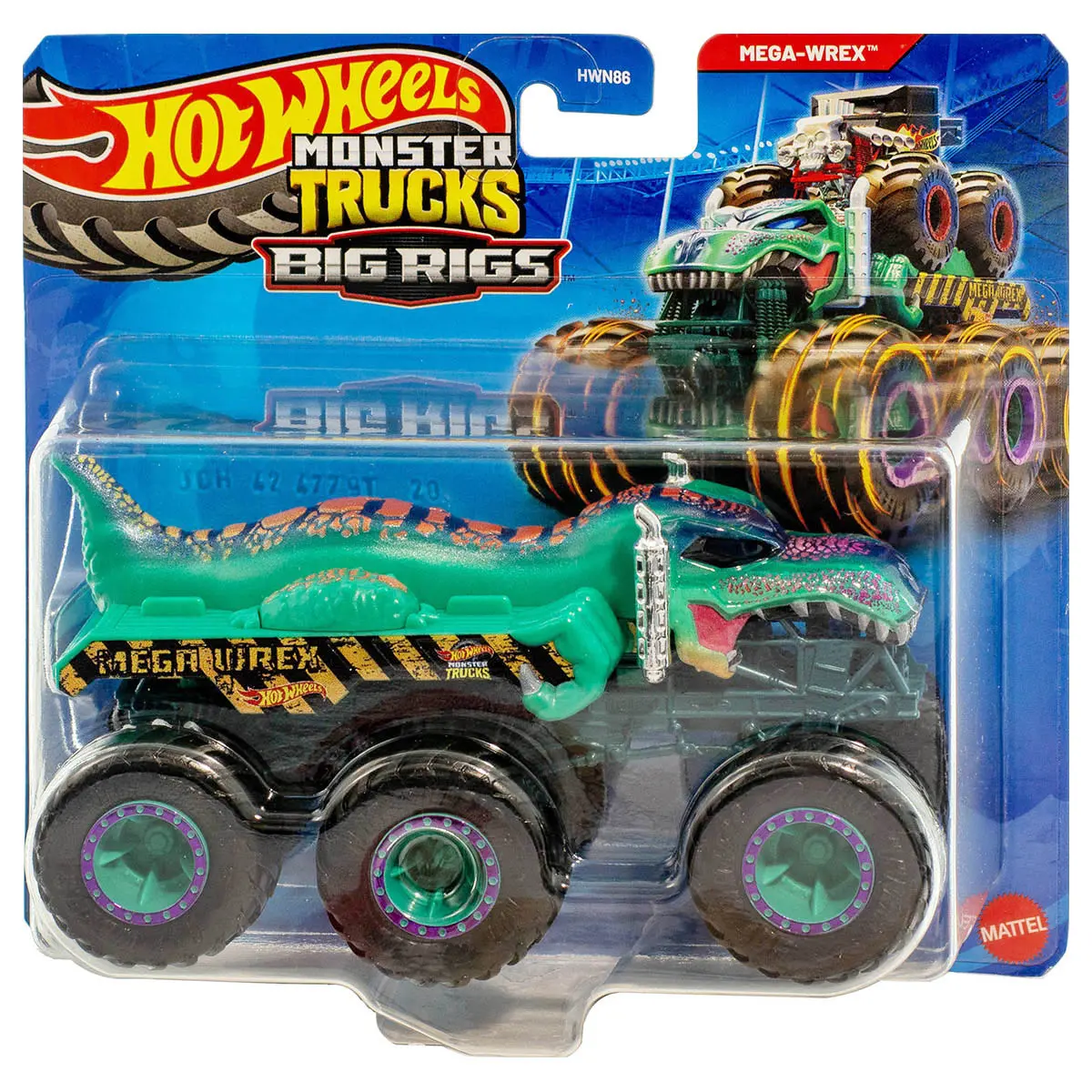 Hot Wheels Monster Trucks Big Rigs Mega-Wrex Vehicle 1