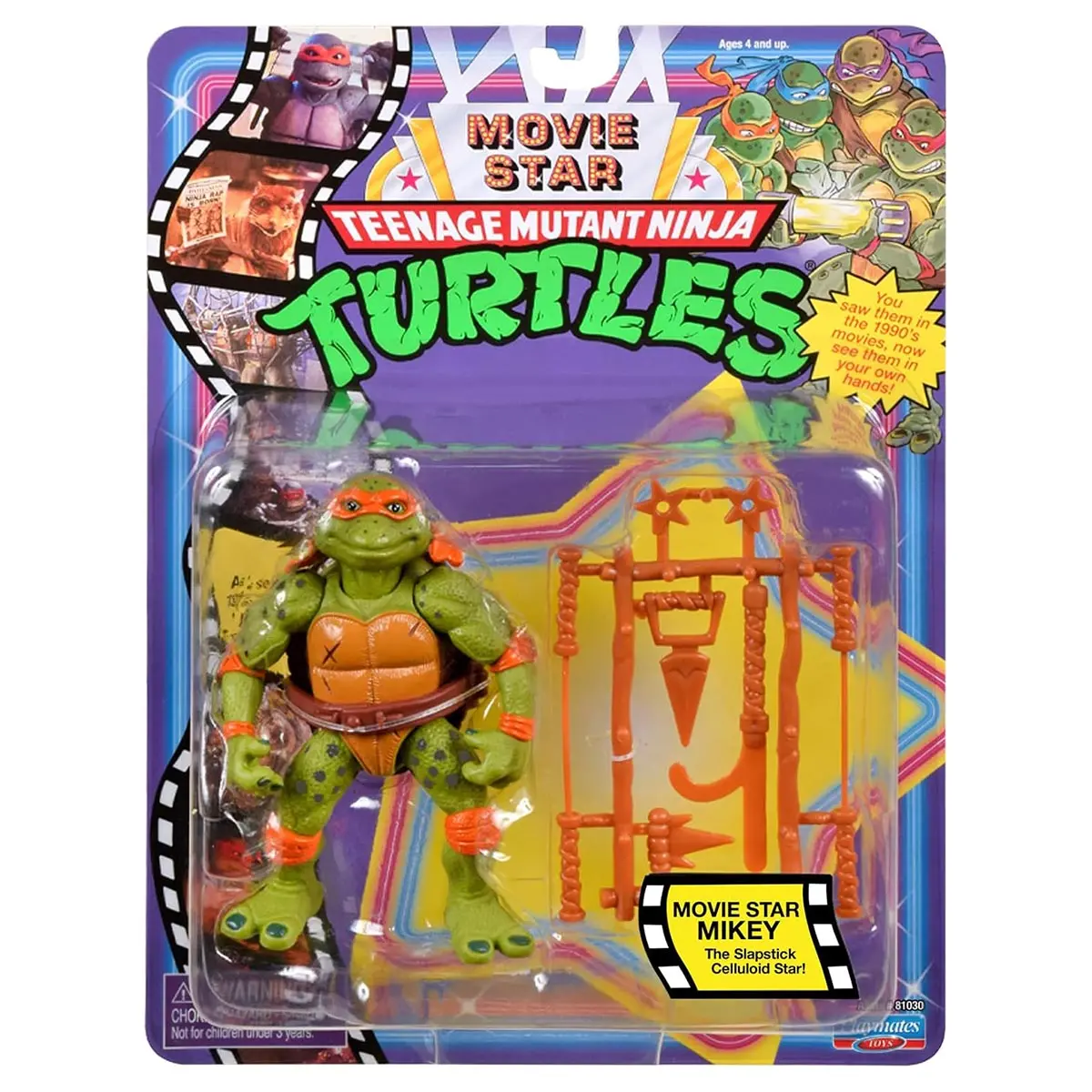Teenage Mutant Ninja Turtles Movie Star Mikey Figure 1