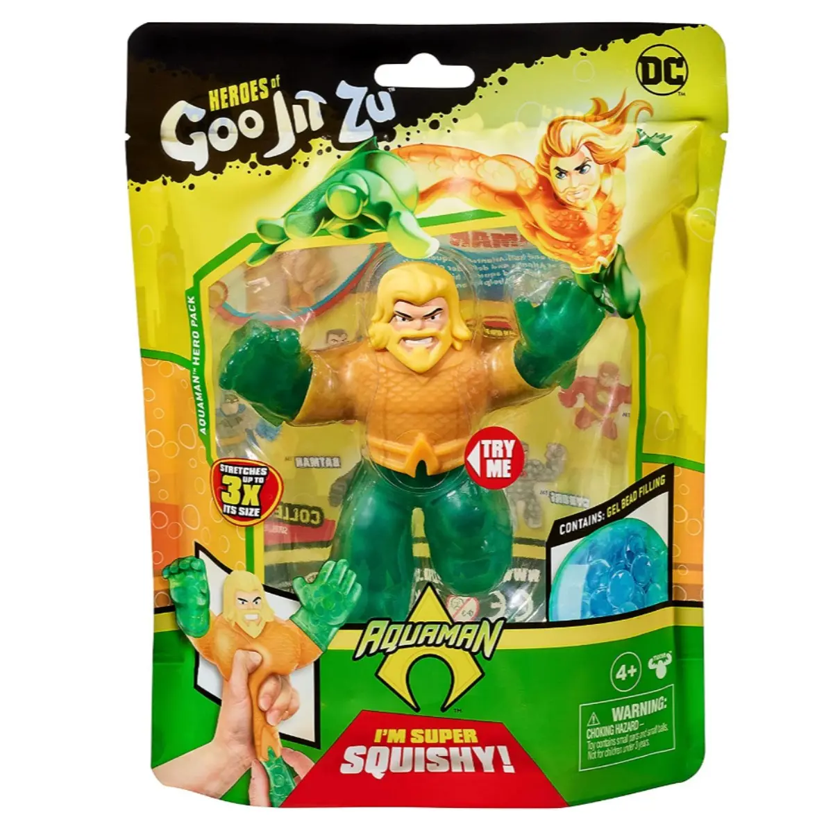 Heroes Of Goo Jit Zu Dc Super Heroes Aquaman Stretch Figure 1