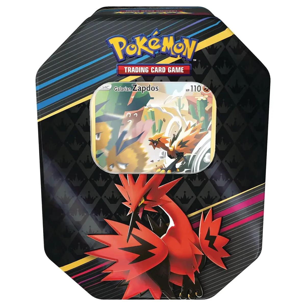 Pokémon Tcg: Sword & Shield 12.5: Crown Zenith: Galarian Zapdos Tin 1