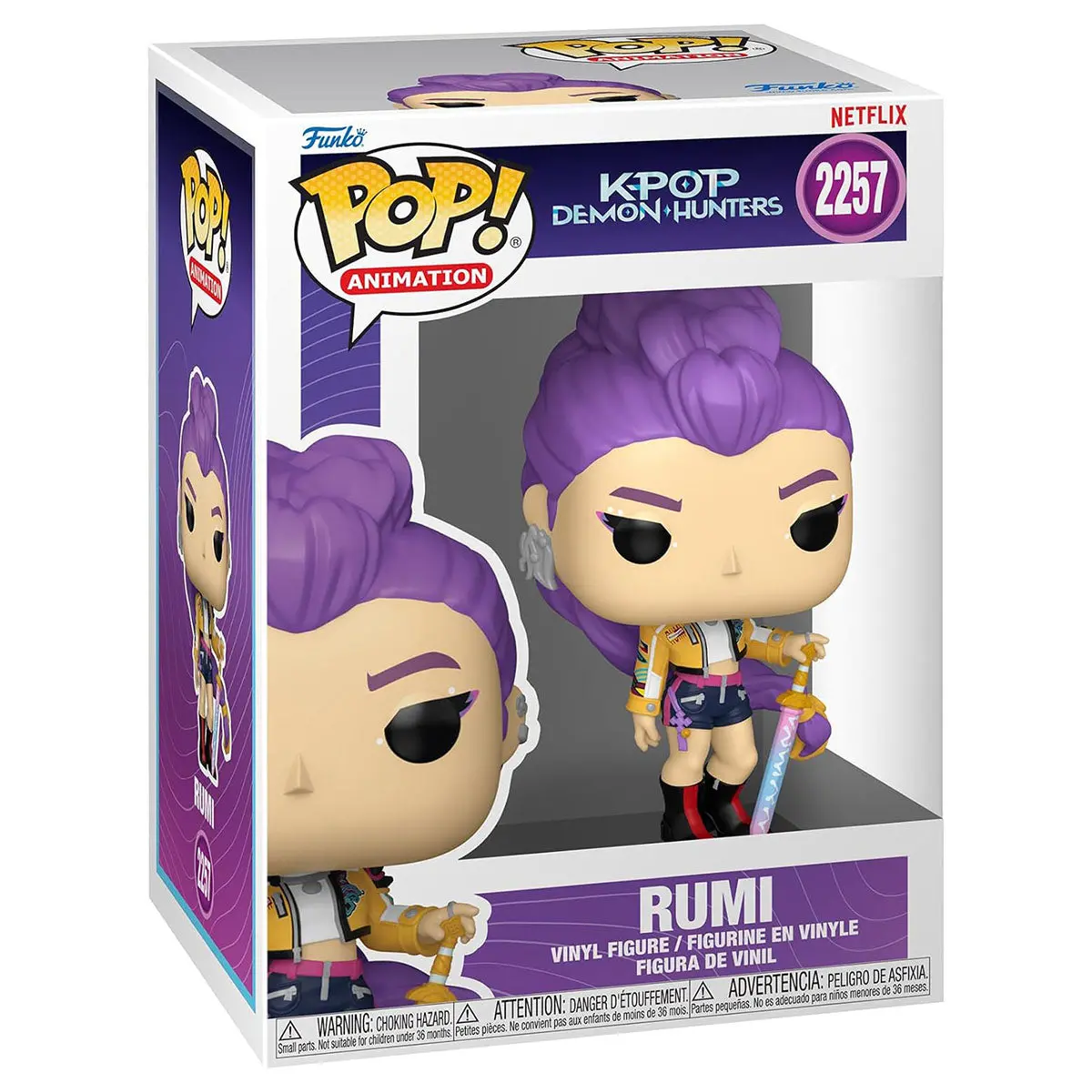 Funko Pop! Animation: K-Pop Demon Hunters: Rumi Vinyl Figure #2257 1