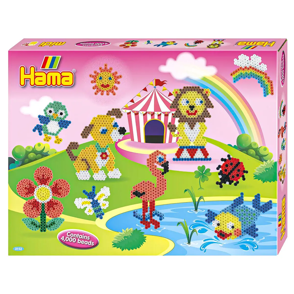 Hama Midi Beads Bumper Circus Set (4000 Pack) 1
