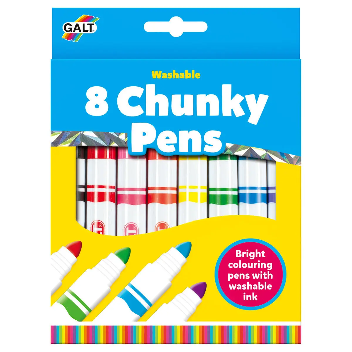 Galt Chunky Washable Pens (Pack Of 8) 1