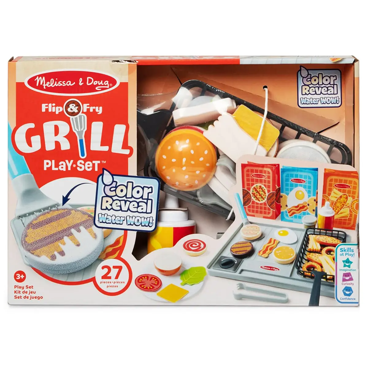 Melissa & Doug Flip & Fry Grill Play Set 1
