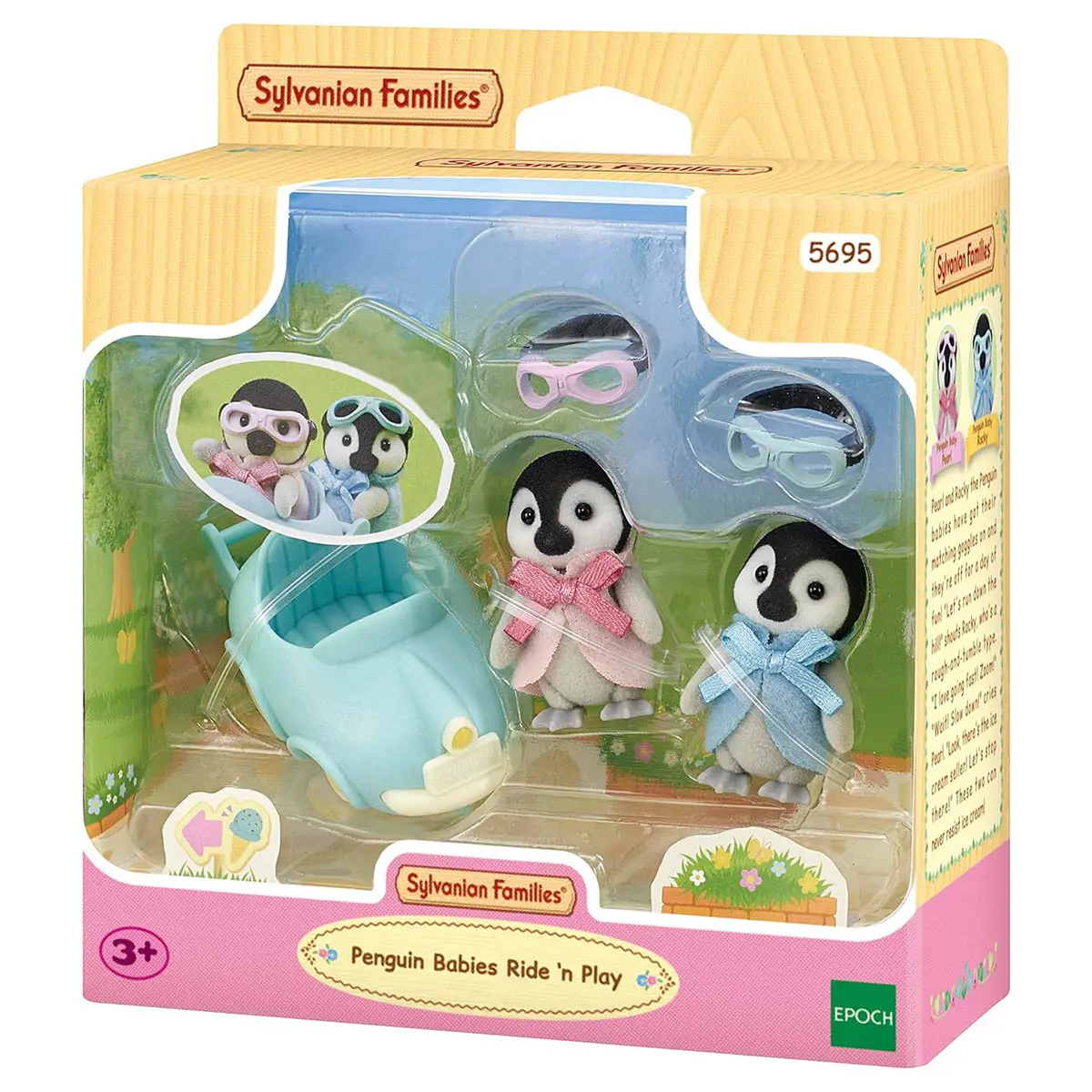 Sylvanian Families Penguin Babies Ride 'N Play 1