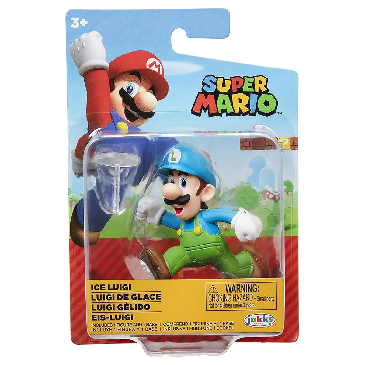 Super Mario Ice Luigi 2.5" Figure 1