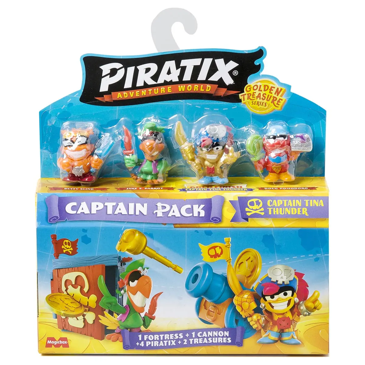 Piratix Adventure World Golden Treasure Series Captain Pack - Captain Tina Thunder (Styles Vary) 1