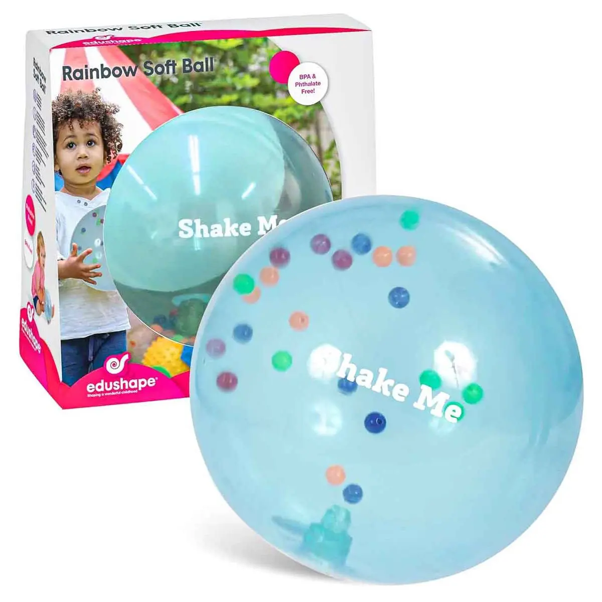 Edushape Rainbow Soft Ball Sensory Toy 1