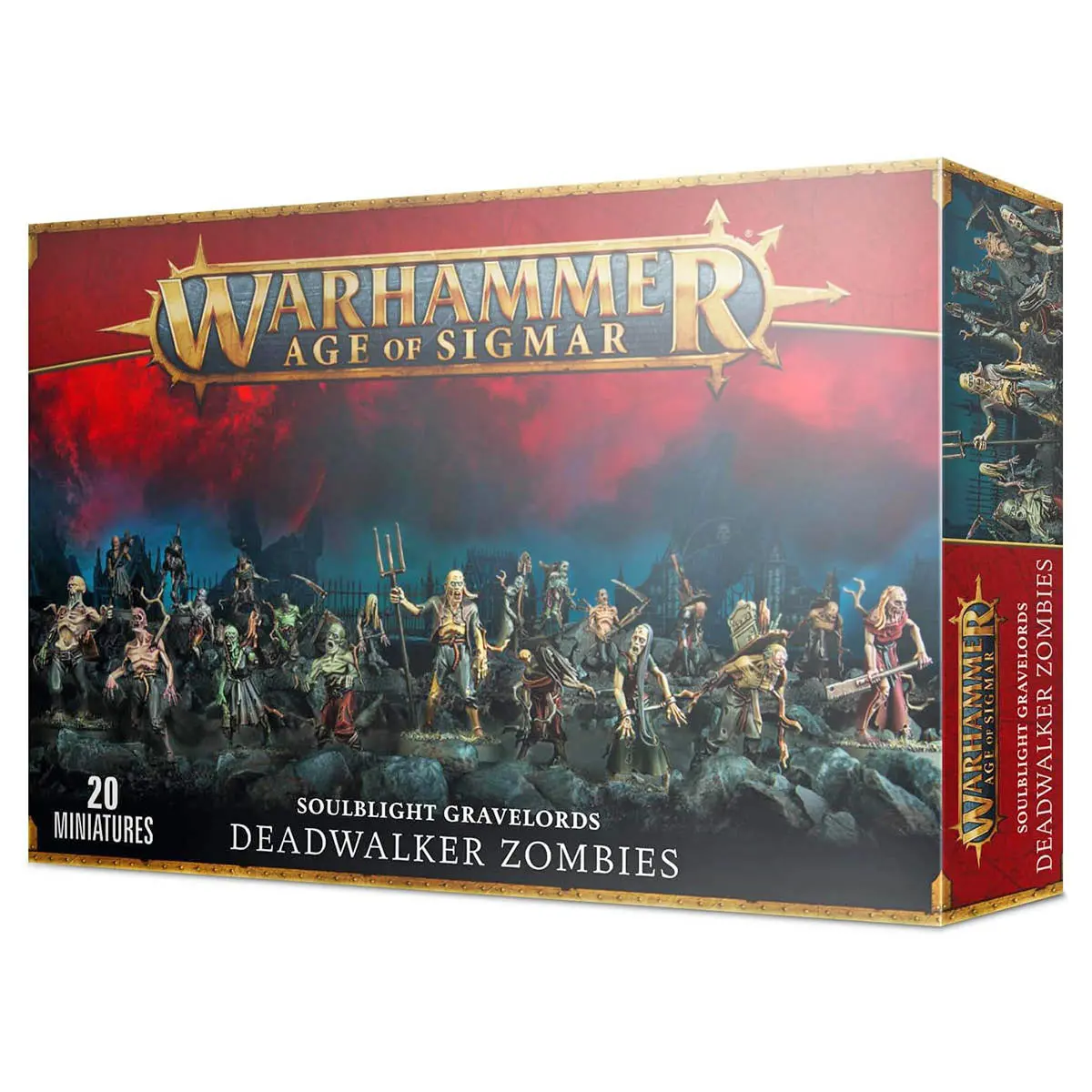 Warhammer Age Of Sigmar: Soulblight Gravelords: Deadwalker Zombies Miniatures Set 1