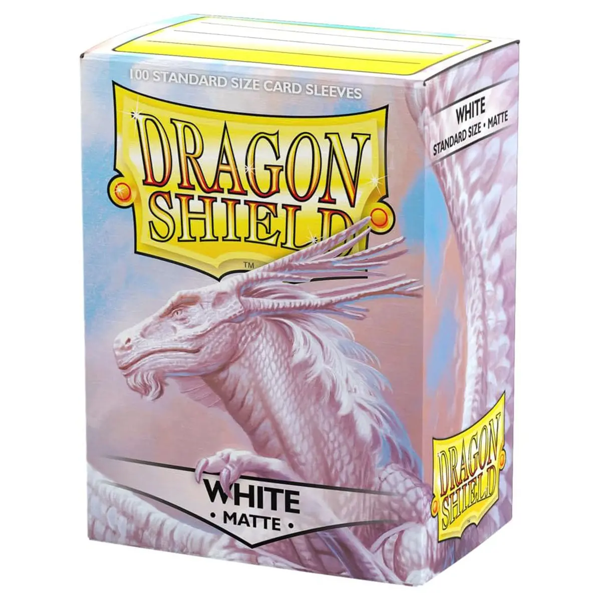 Dragon Shield Matte Sleeves Standard Size - White (100) 1