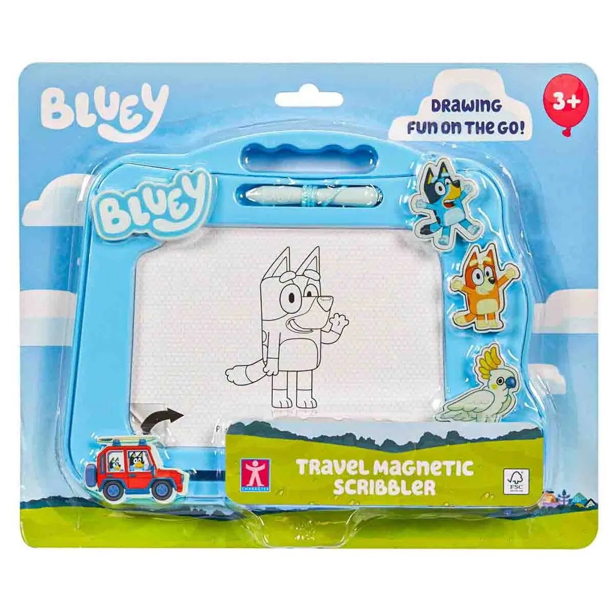 Bluey Travel Magnetic Scribbler 1