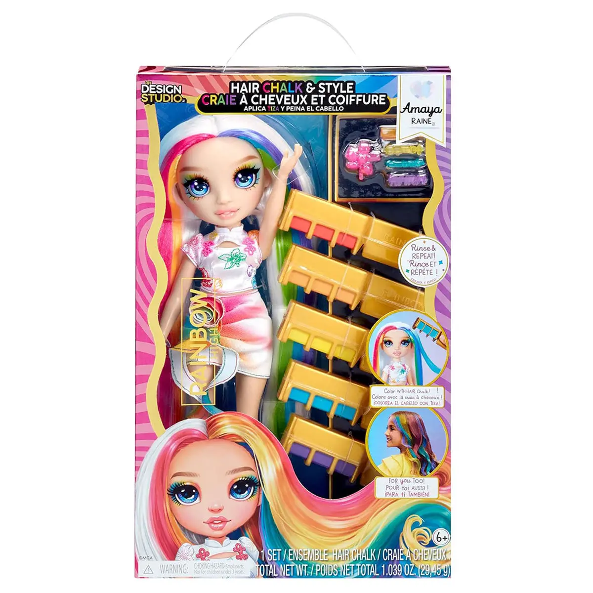 Rainbow High Hair Chalk & Style Amaya Doll 1