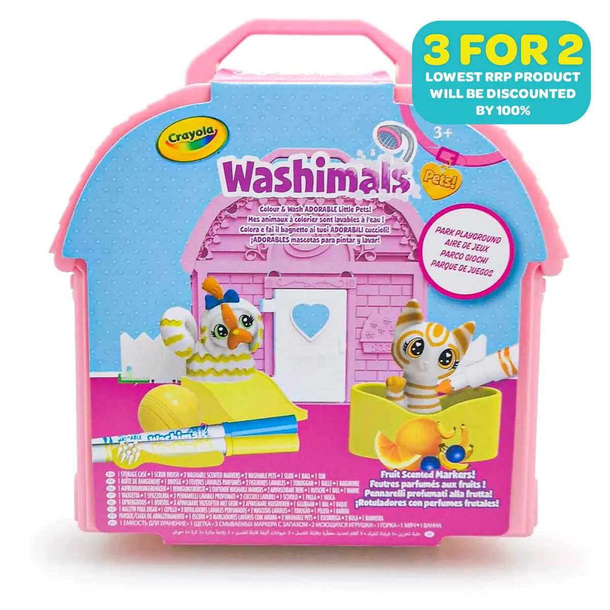 Crayola Washimals Pets Park Playground Set 1