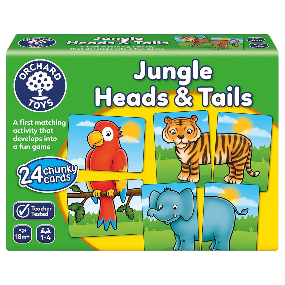 Orchard Toys Jungle Heads & Tails Game 1