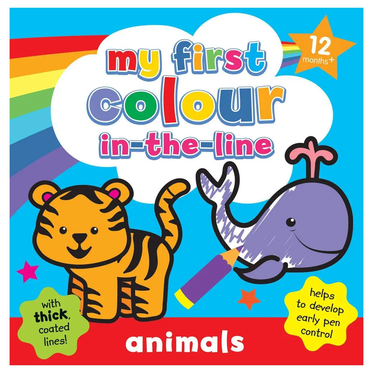 Alligator My First Color-In-The-Line Animals Book 1