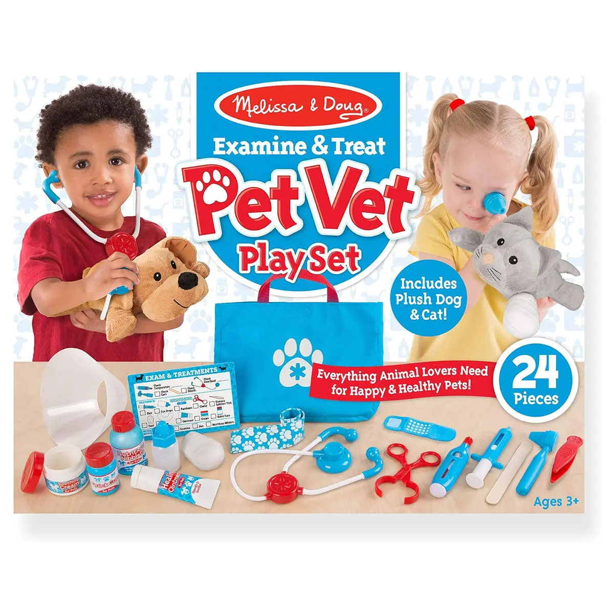 Melissa & Doug Examine & Treat Pet Vet Playset 1