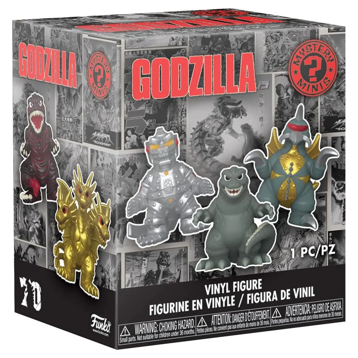 Funko Mystery Minis: Godzilla 70Th Anniversary Vinyl Figure (Styles Vary) 1